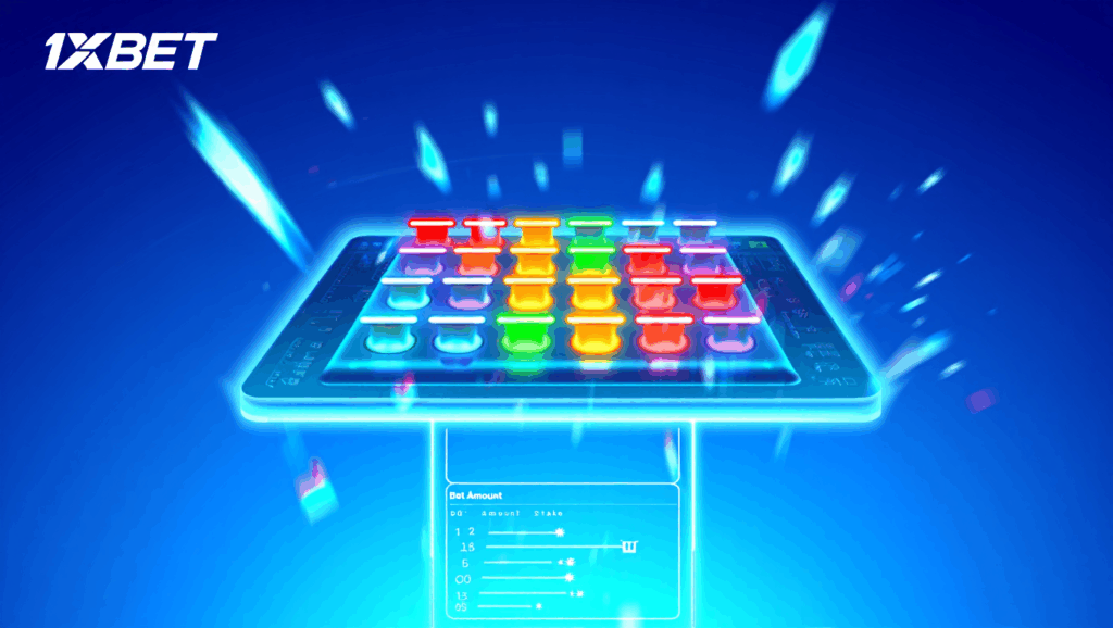 Plinko game on 1xBet